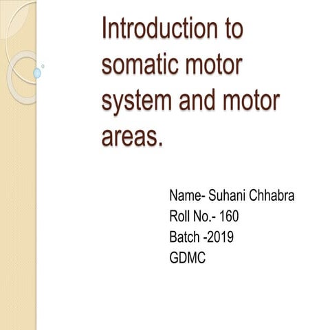 Introduction to somatic motor system and motor areas.pptx