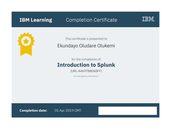 Ekundayo Olukemi Splunk university using enterprise security course ...