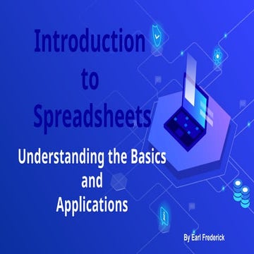 Introduction to spreadsheets (microsoft excel).pptx