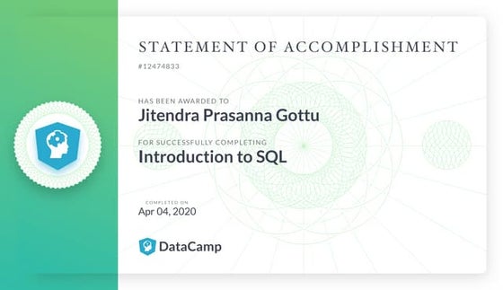 Introduction to SQL