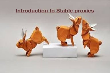 Introduction to stable proxies.