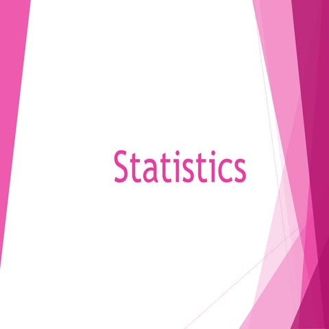 Introduction to statistics