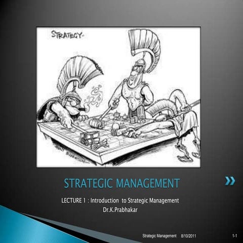 Introduction to strategic management