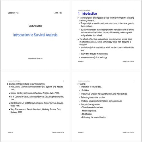 Introduction_to_Survival_Analysis. Lecture notes by John Fox.pdf