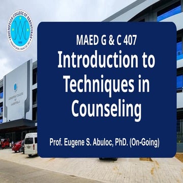 Introduction to Teachniques in Counseling.pptx