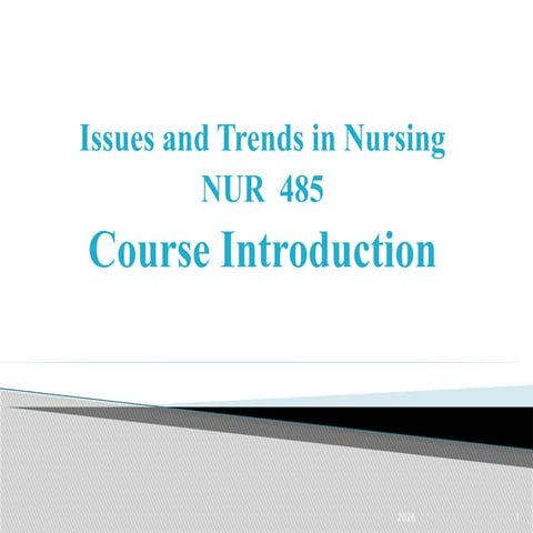 Introduction to the course an requirement | PPTX