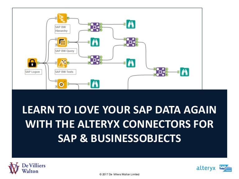 Introduction to the Alteryx Connectors for SAP & BusinessObjects