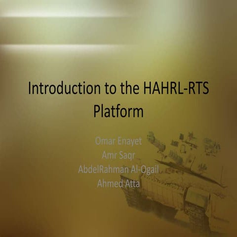 Introduction To Heuristically accelerated Hierarchical RL in RTS Games