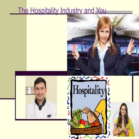 Introduction to the  hospitality industry