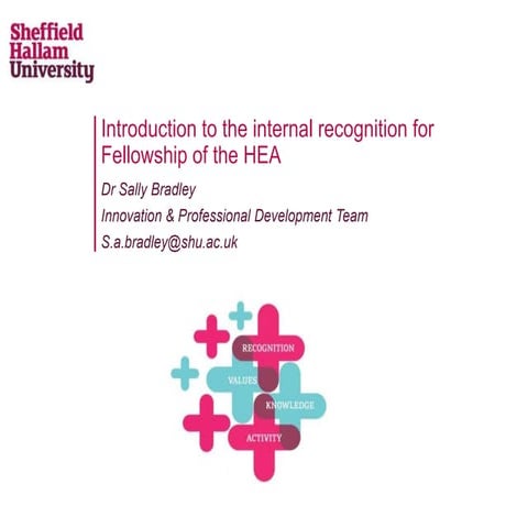 Introduction to the professional recognition scheme