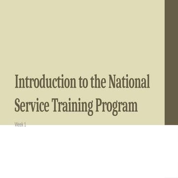 Introduction to NSTP | PPTX