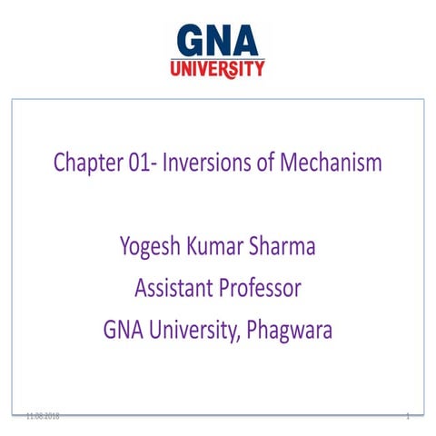 Introduction to theory of machines