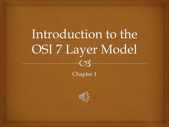 OSI Model | Computer Science | PPT