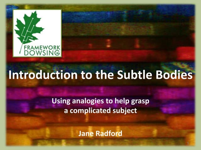 Introduction to the Subtle Bodies 