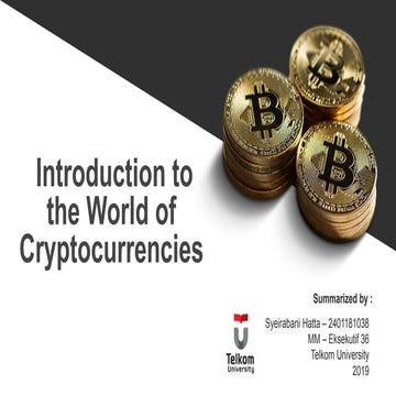 Introduction to the World of Cryptocurrency (Summary)