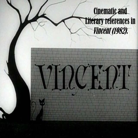 What has influenced Burton's film Vincent (1982)?