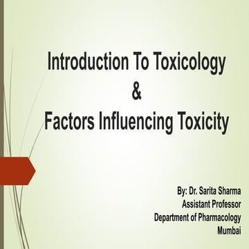 Introduction To Toxicology updated.pptx