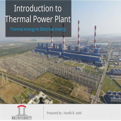 Introduction to Thermal Power Plant in India