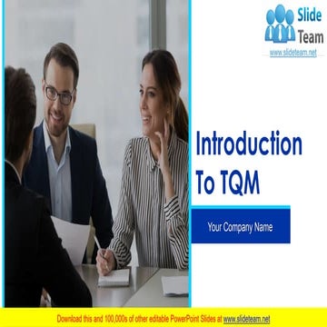 Introduction To TQM PowerPoint Presentation Slide