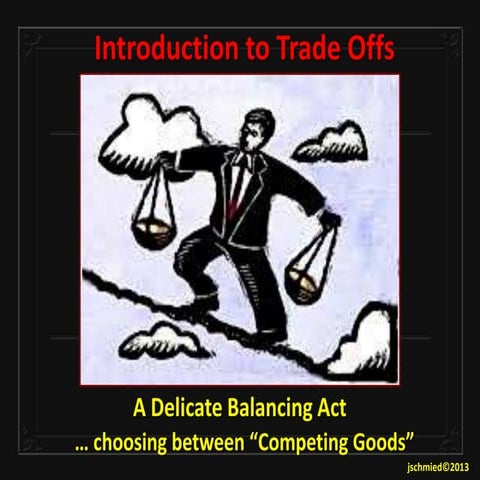 Introduction to tradeoffs