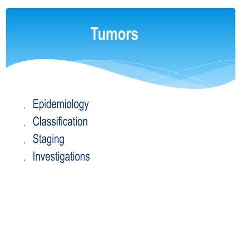 Introduction to Tumors and Ewing’s Sarcoma.pptx