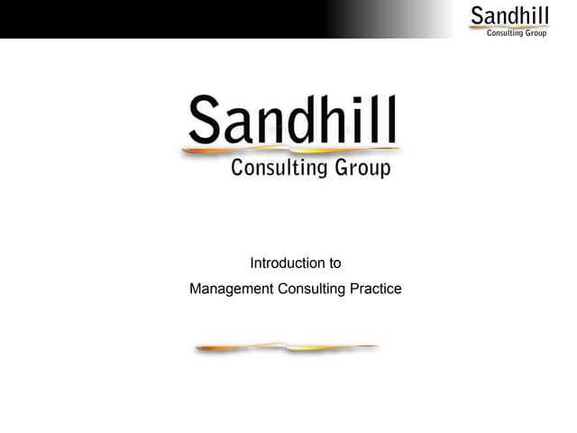 Sandhill turnaround consulting prac...