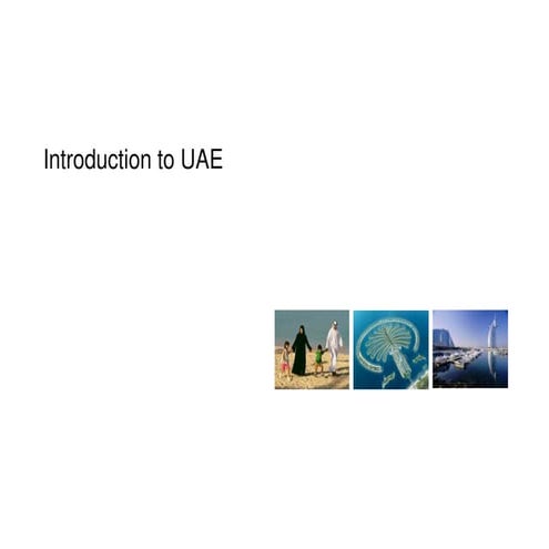Brief Introduction to UAE