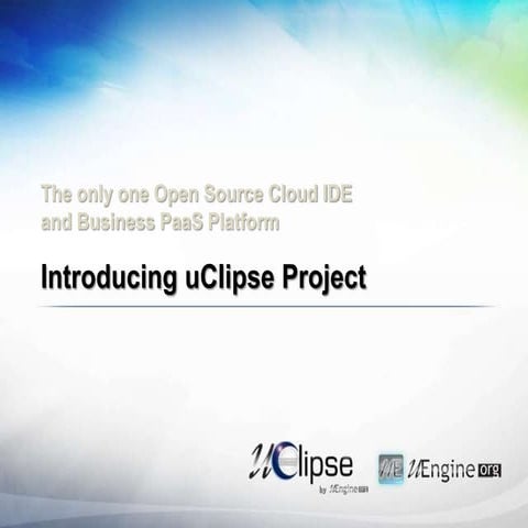 Introduction to uclipse platform