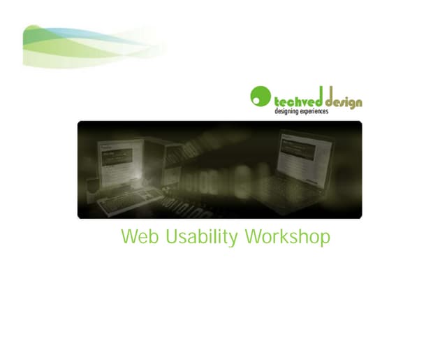 Introduction To Usability