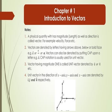 Introduction to Vectors in linear algebra