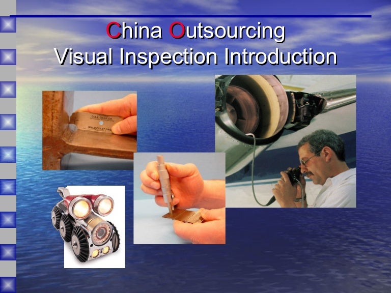 Introduction to visual inspection
