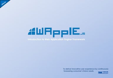 Introduction to WApplE.js - 트루모바일