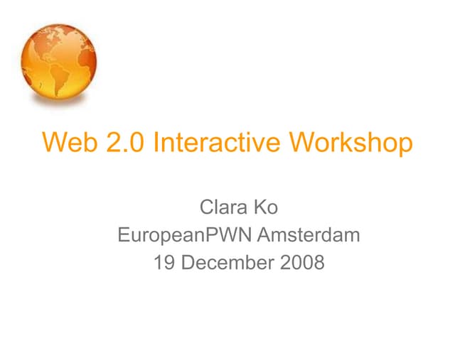 Introduction to Web 2.0