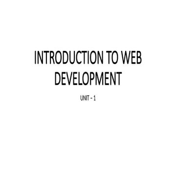 Introduction to Web Development PPT.pptx