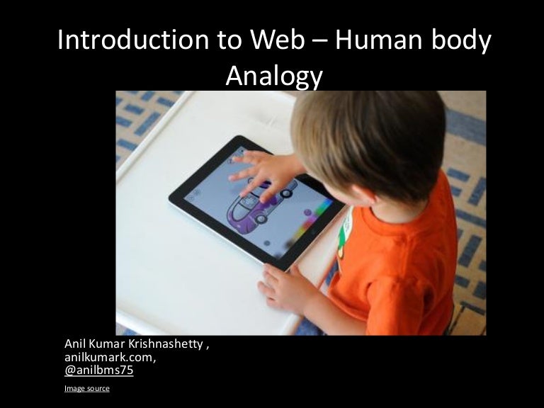 Introduction to web human body analogy
