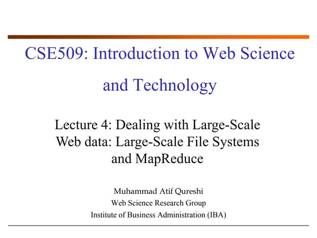 CSE509 Lecture 4