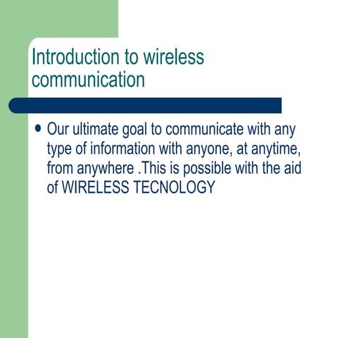4g wireless communication