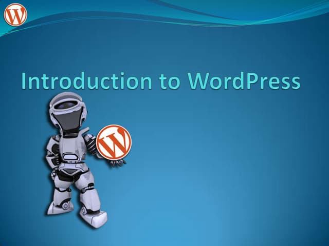 Introduction to WordPress