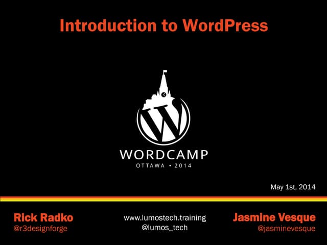 Introduction to WordPress