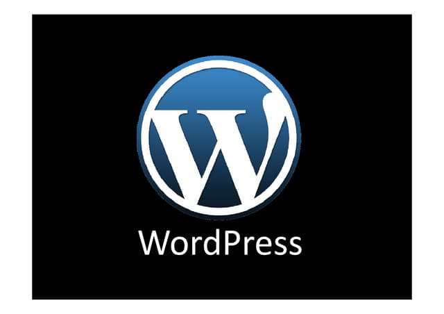 Introduction To Wordpress by Keng.com