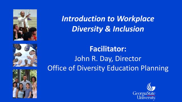 Diversity & Inclusion in the Workplace | PPTX