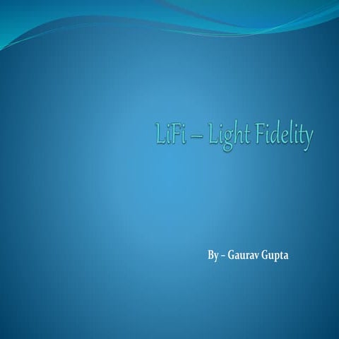 Introductio to Li-Fi