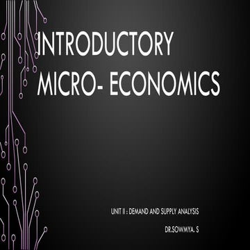 INTRODUCTORY MICRO- ECONOMICS Unit II.pptx