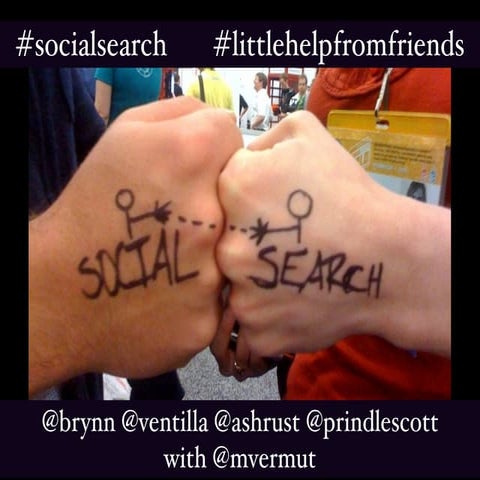 Social Search: A Little Help From My Friends