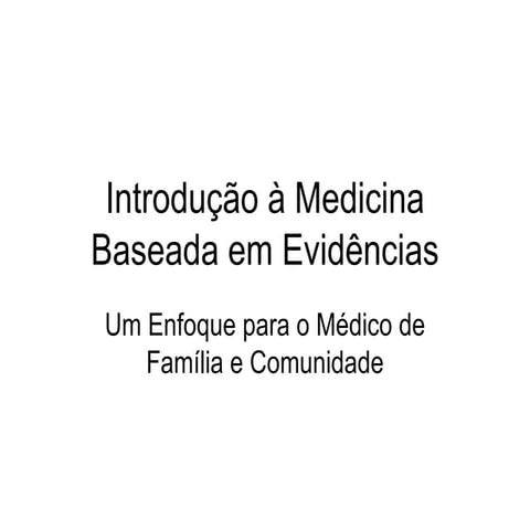 Introdução à MBE para MFC