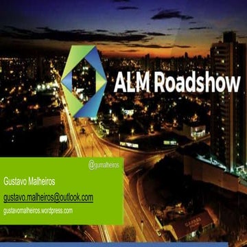 Introdução ao ALM e a visão da Plataforma Microsoft para developers.