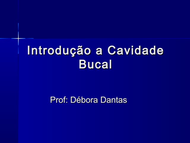 Anatomia Bucal