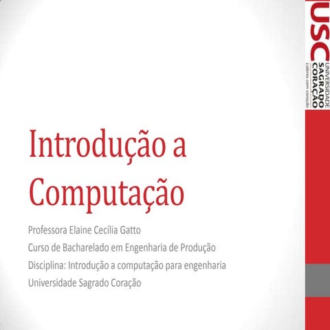 Introdução a computação