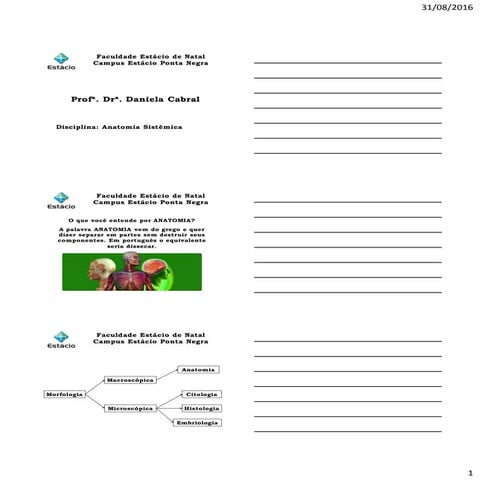 Introdução à anatomia