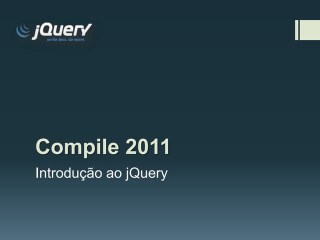 Introdução ao jquery